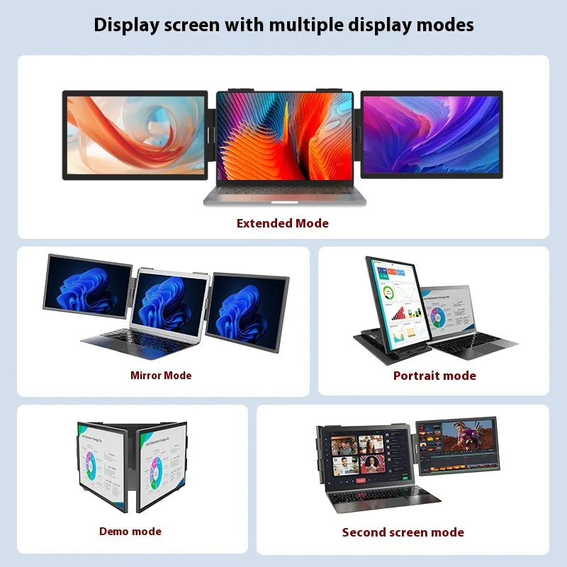 Portable Monitor Dual-Screen